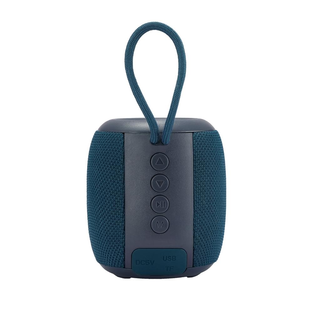 MOVISUN Power Q1 Azul – Parlante Bluetooth 7W, Función TWS, Luces LED, Radio FM, 2000 mAh y Hasta 5 Horas de Música