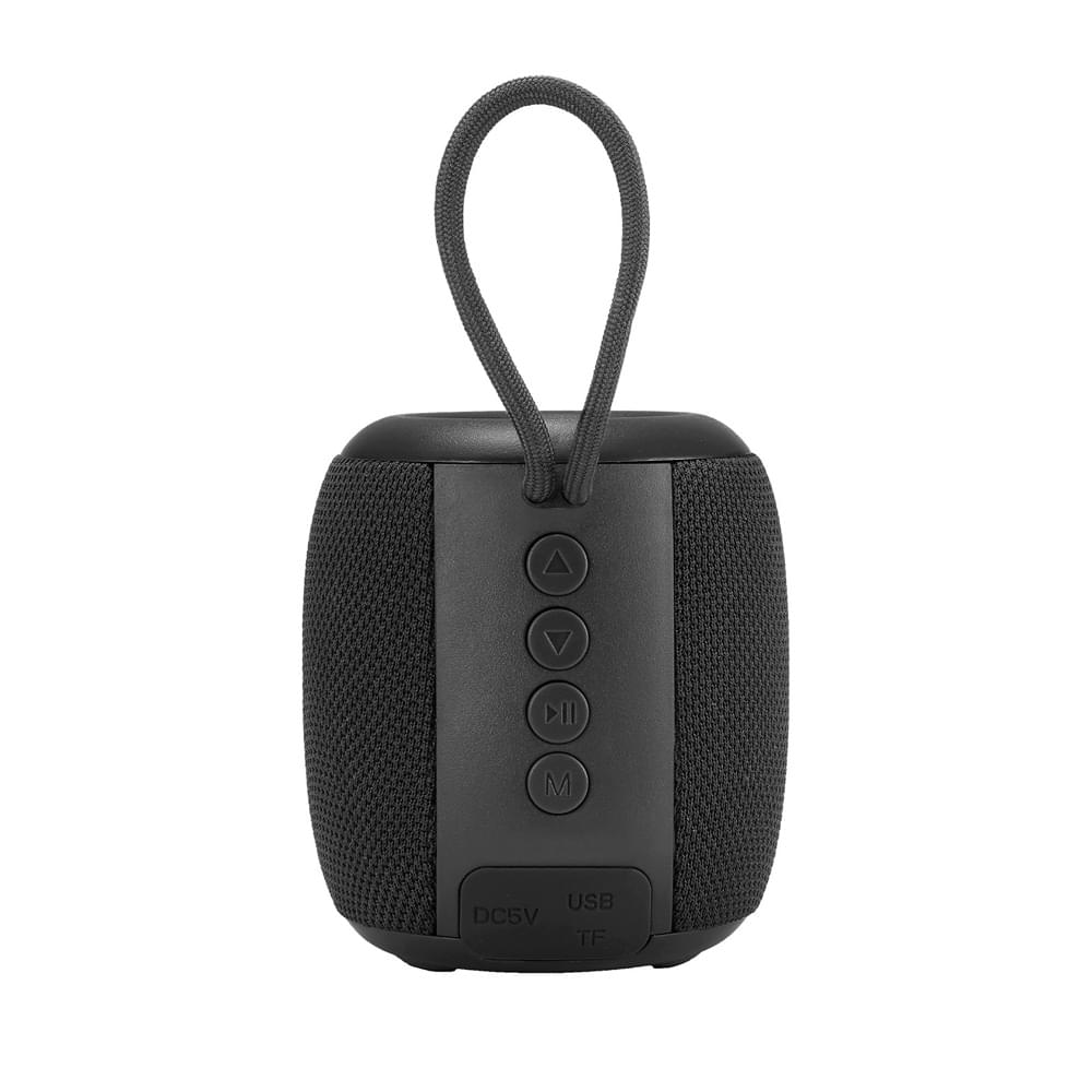 MOVISUN Power Q1 Negro – Parlante Bluetooth 7W, Función TWS, Luces LED, Radio FM, 2000 mAh y Hasta 5 Horas de Música