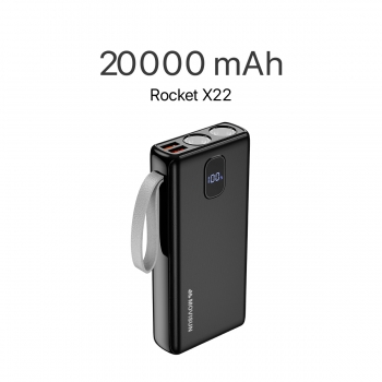 MOVISUN Cargador Portátil de 20000mAh Rocket X22 Negro