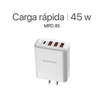 MOVISUN Cabezal de carga de carga rápida MPD 45 Blanco