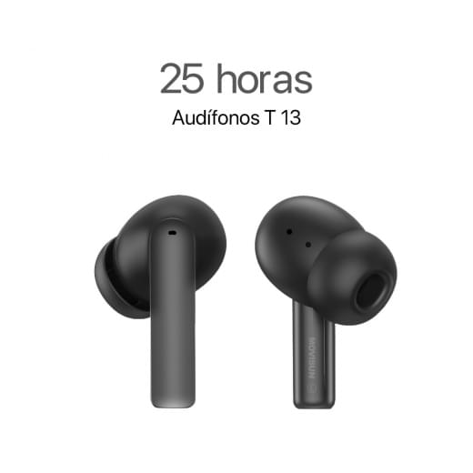MOVISUN Audífonos inalámbricos T 13 Negro