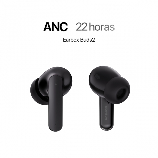 MOVISUN Audífonos Inalámbricos con ANC Earbox Buds2 Negro