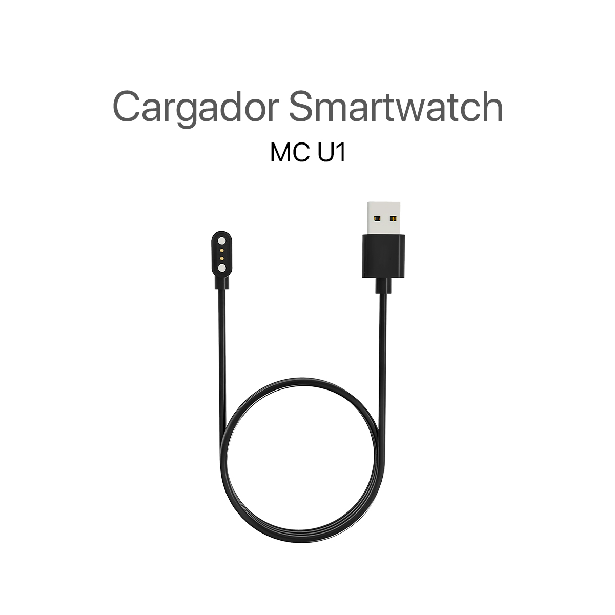 MOVISUN Cargador de Smartwatch MC U1 Negro