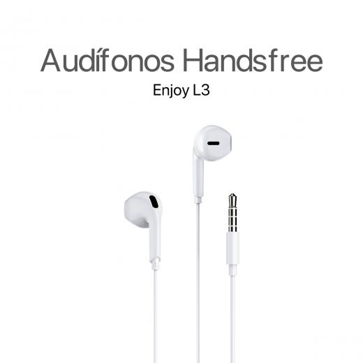 MOVISUN Audífonos con Cable Enjoy L3 Blanco