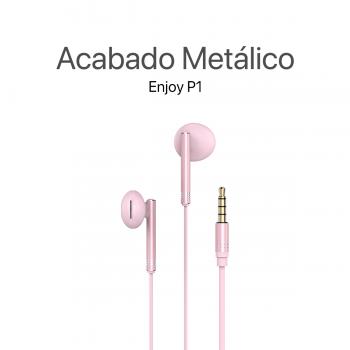 MOVISUN Audífonos con Cable Enjoy P1 Rosado