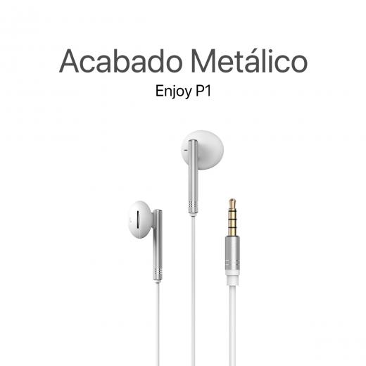 MOVISUN Audífonos con Cable Enjoy P1 Blanco