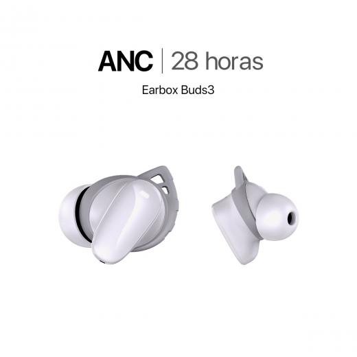 MOVISUN Audífonos Inalámbricos con ANC Earbox Buds3 Blanco