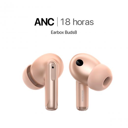 MOVISUN Audífonos Inalámbricos con ANC Earbox Buds8 Rosado