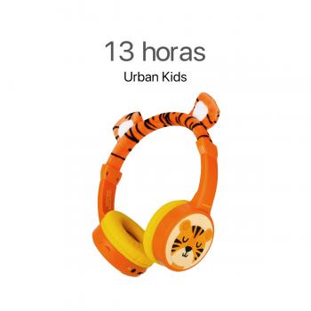 MOVISUN Audífonos inalámbricos de Vincha para niños Urban Kids Tigre