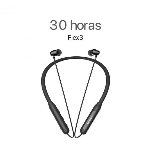 MOVISUN Audífonos Inalámbricos de Collar Flex 3 Negro