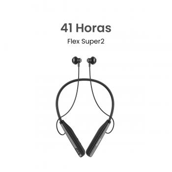 MOVISUN Flex Super2 Negro – Audífonos Collar Magnéticos con Pantalla Digital, 41h de Reproducción, Bluetooth 5.3, Modo Juego y Micrófono