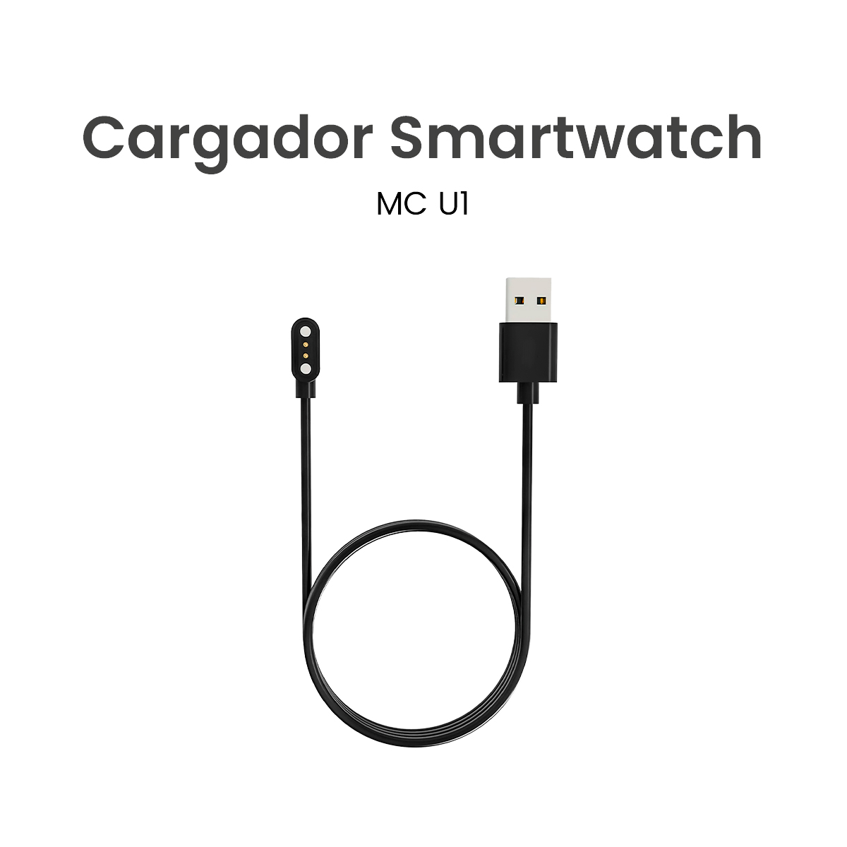 MOVISUN Cargador de Smartwatch MC U1 Negro