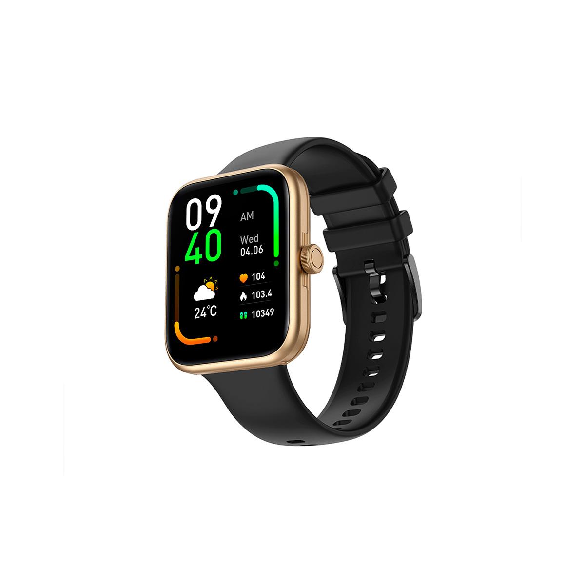 MOVISUN Smartwatch Watch U Dorado/Negro