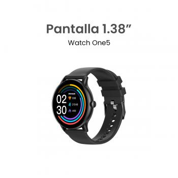 MOVISUN Watch One5 Negro - Smartwatch resistente al agua IP68 con llamadas, oxígeno en sangre y monitoreo deportivo para Android y iOS