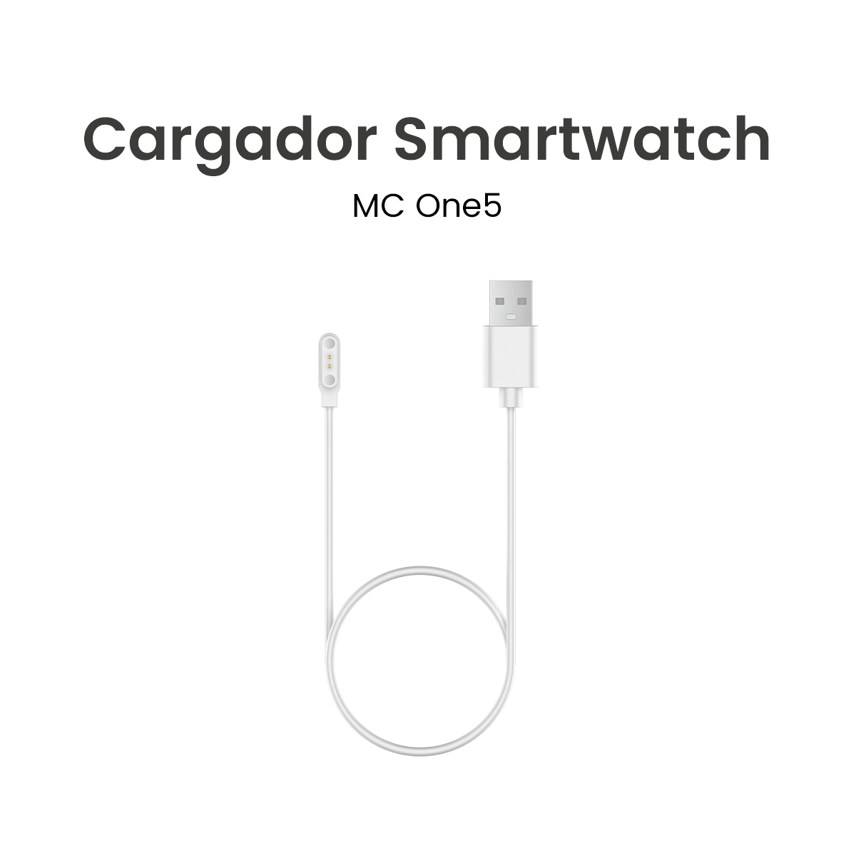 MOVISUN Cargador de Smartwatch MC One5 Blanco