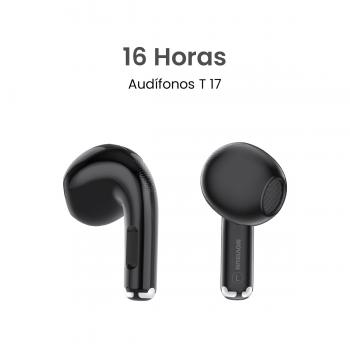 MOVISUN T 17 Negro - Audífonos inalámbricos con modo juego, Bluetooth 5.3 y hasta 16 h de autonomía