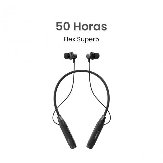 MOVISUN Flex Super5 Negro – Audífonos Bluetooth Collar con Pantalla Digital, 50h de Música, Micro SD, Control de Volumen y Botones Multifunción, Tipo C, Llamadas, Auriculares Magnéticos MOVISUN Flex Super5 Negro – Audífonos Bluetooth Collar con Pantalla Digital, 50h de Música, Micro SD, Control de Volumen y Botones Multifunción, Tipo C, Llamadas, Auriculares Magnéticos