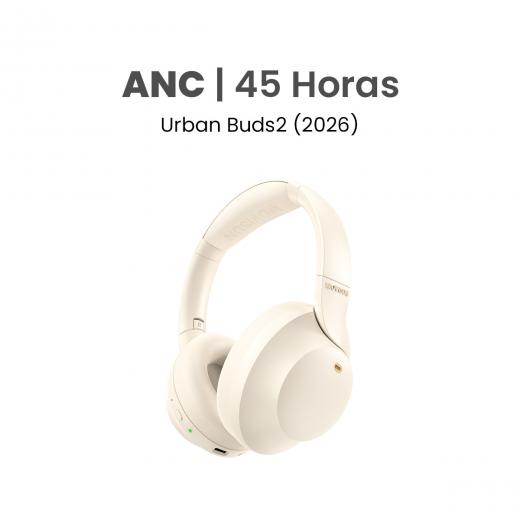 MOVISUN Urban Buds2 Beige – Audífonos Bluetooth Vincha con ANC, Micrófono, 45h de Música, Modo Juego, Cancelación de Ruido MOVISUN Urban Buds2 Beige – Audífonos Bluetooth Vincha con ANC, Micrófono, 45h de Música, Modo Juego, Cancelación de Ruido