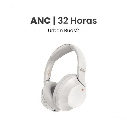 MOVISUN Urban Buds2 Gris – Audífonos Bluetooth Vincha con ANC, Micrófono, 32h de Música, Modo Juego, Cancelación de Ruido MOVISUN Urban Buds2 Gris – Audífonos Bluetooth Vincha con ANC, Micrófono, 32h de Música, Modo Juego, Cancelación de Ruido