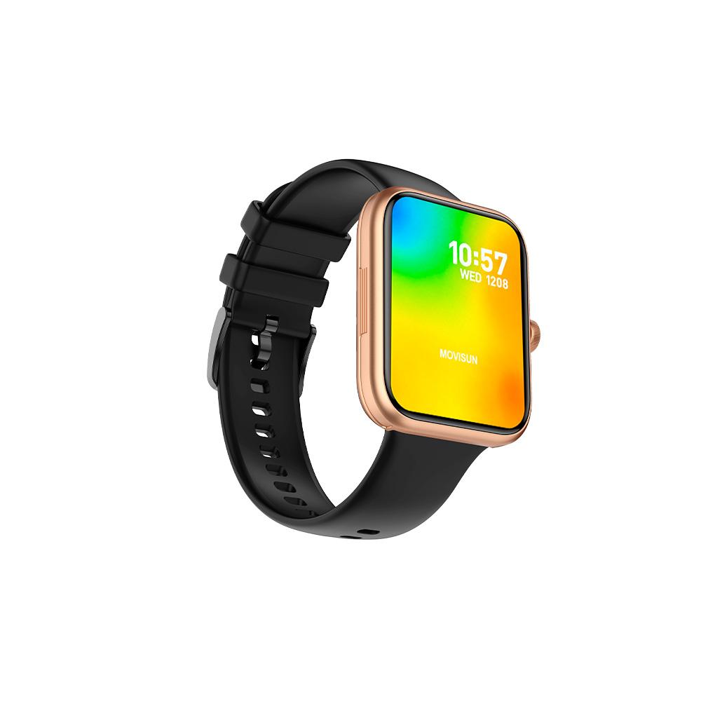 MOVISUN Smartwatch Watch U Dorado/Negro