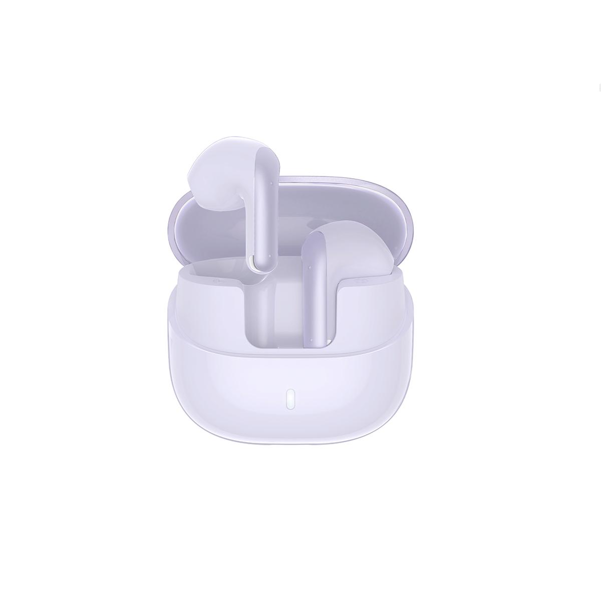 MOVISUN T 28 Lila – Audífonos Inalámbricos Bluetooth 6.0 con hasta 16h de Autonomía Total y Modo Juego