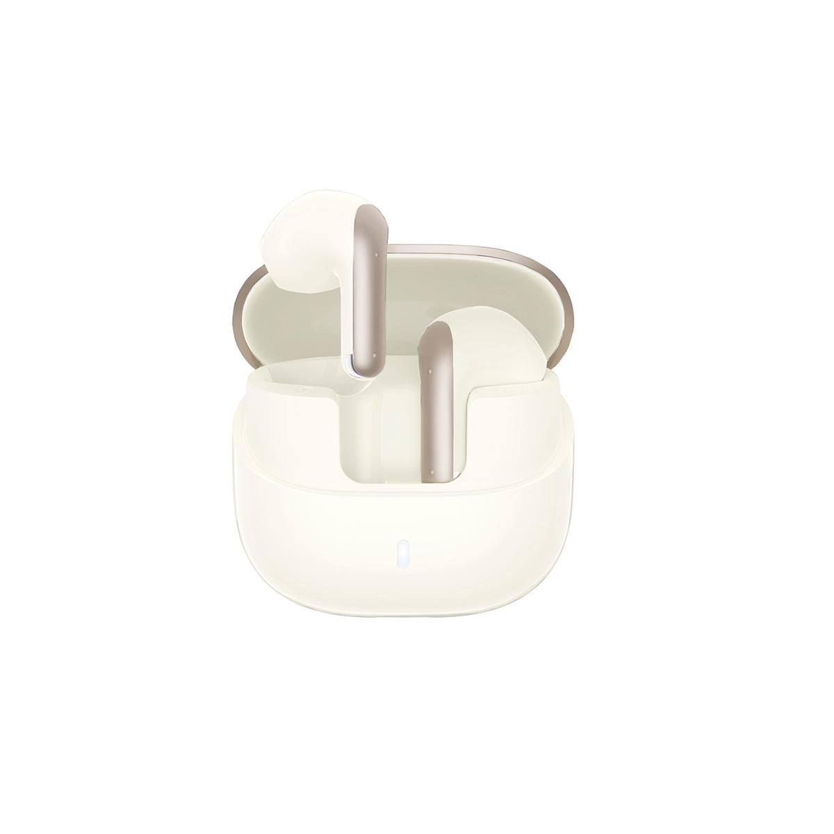 MOVISUN T 28 Beige – Audífonos Inalámbricos Bluetooth 6.0 con hasta 16h de Autonomía Total y Modo Juego