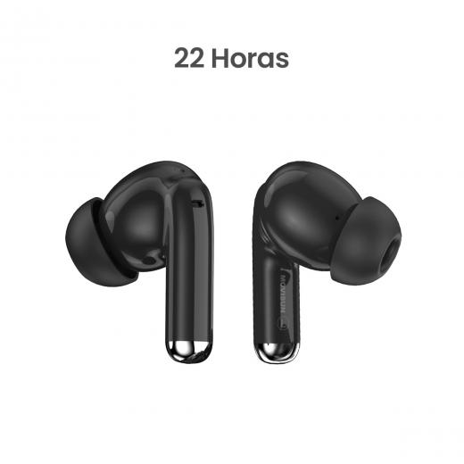 MOVISUN T 21 Negro – Audífonos Inalámbricos con Sensor Táctil, Diseño Ergonómico y 22h de Reproducción Total