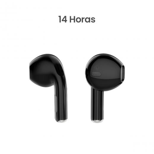 MOVISUN T 15 Negro - Audífonos inalámbricos con diseño ultraligero, hasta 14 h de autonomía y Bluetooth 5.3