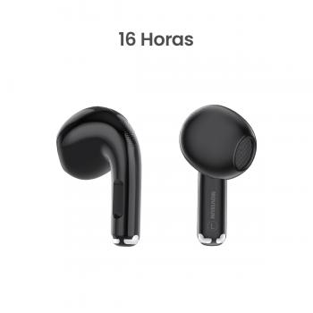 MOVISUN T 17 Negro - Audífonos inalámbricos con modo juego, Bluetooth 5.3 y hasta 16 h de autonomía