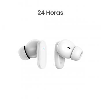 MOVISUN T 16 Blanco - Audífonos inalámbricos con hasta 24 h de autonomía, y modo juego