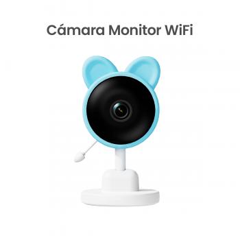 MOVISUN SmartCare – Cámara Monitor WiFi Inteligente para Bebé con Detección de Llanto, Movimiento y Temperatura. Visión Nocturna, Audio Bidireccional, 1080p y App Tuya/Smart Life