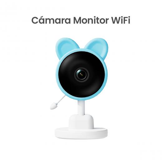 MOVISUN SmartCare – Cámara Monitor WiFi Inteligente para Bebé con Detección de Llanto, Movimiento y Temperatura. Visión Nocturna, Audio Bidireccional, 1080p y App Tuya/Smart Life