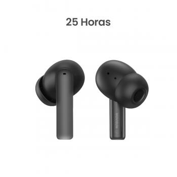 MOVISUN T 13 Negro - Audífonos inalámbricos con hasta 25 h de autonomía, Bluetooth 5.3 y control táctil inteligente