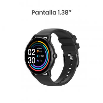 MOVISUN Watch One5 Negro - Smartwatch resistente al agua IP68 con llamadas, oxígeno en sangre y monitoreo deportivo para Android y iOS