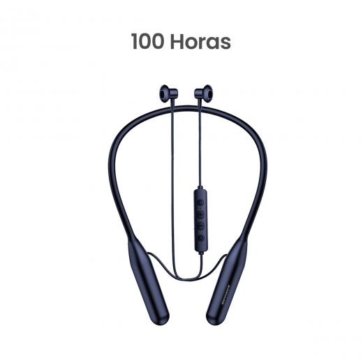MOVISUN Flex Super3 Azul – Audífonos Collar Magnéticos con 100h de Reproducción, Modo Juego, Micrófono Incorporado, Bluetooth 5.3, Controles Físicos