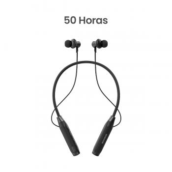 MOVISUN Flex Super5 Negro – Audífonos Bluetooth Collar con Pantalla Digital, 50h de Música, Micro SD, Control de Volumen y Botones Multifunción, Tipo C, Llamadas, Auriculares Magnéticos