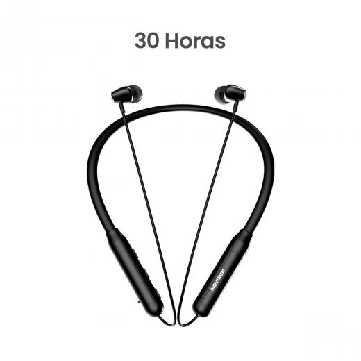 MOVISUN Flex 3 Negro – Audífonos Collar Magnéticos con 30h de Reproducción, Modo Juego, Micrófono Incorporado, Bluetooth 5.3 y Controles Físicos