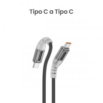 MOVIMOON Trend CC Plus Negro – Cable de Carga Tipo C a Tipo C Negro de 1.5m, Compatible con Laptops y Celulares USB-C, Carga Rápida 60W con Power Delivery, Transferencia de Datos, Cable Reforzado Antidobleces, Ideal para MacBook y smartphones