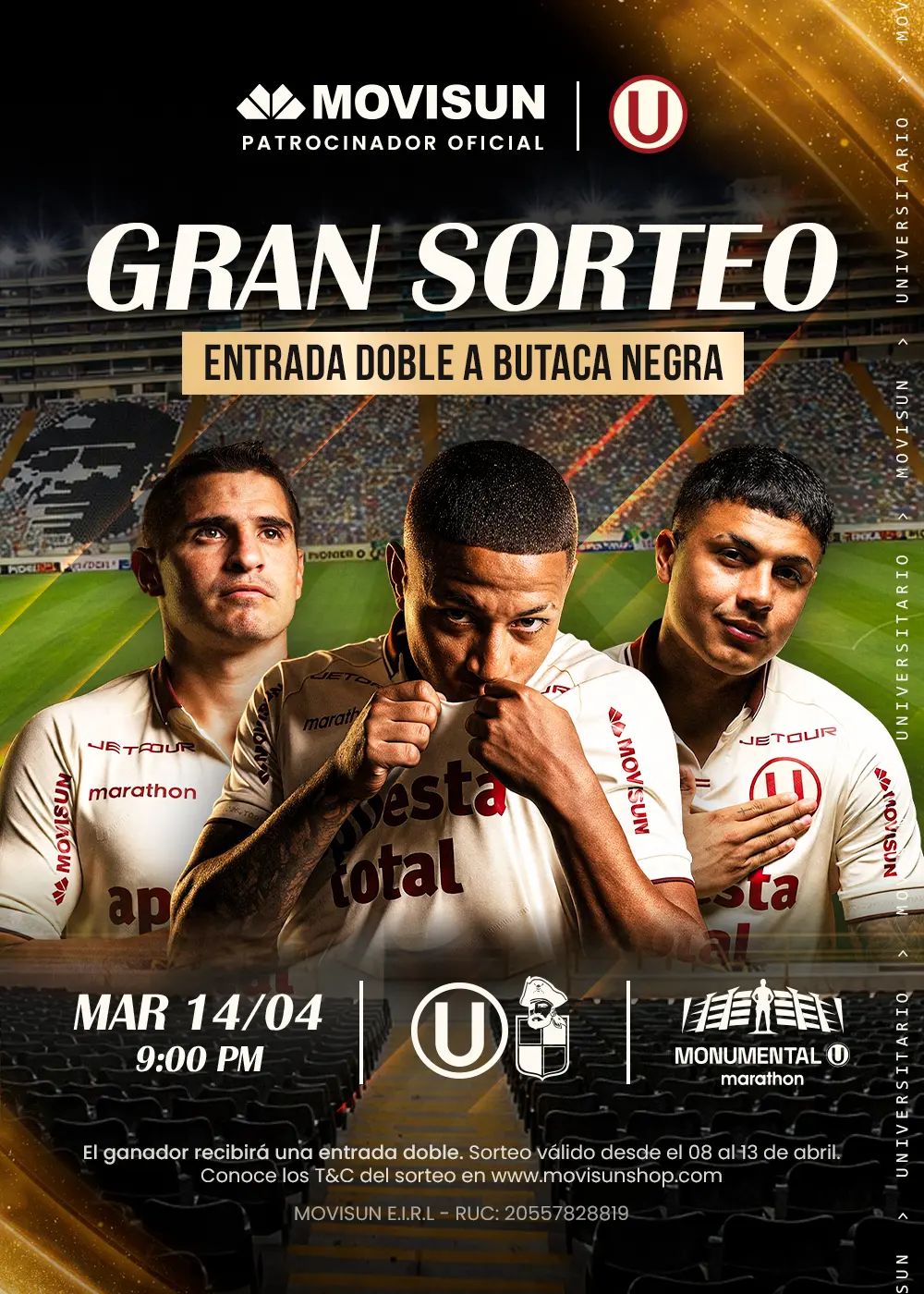 Gran Sorteo Butaca Negra Universitario