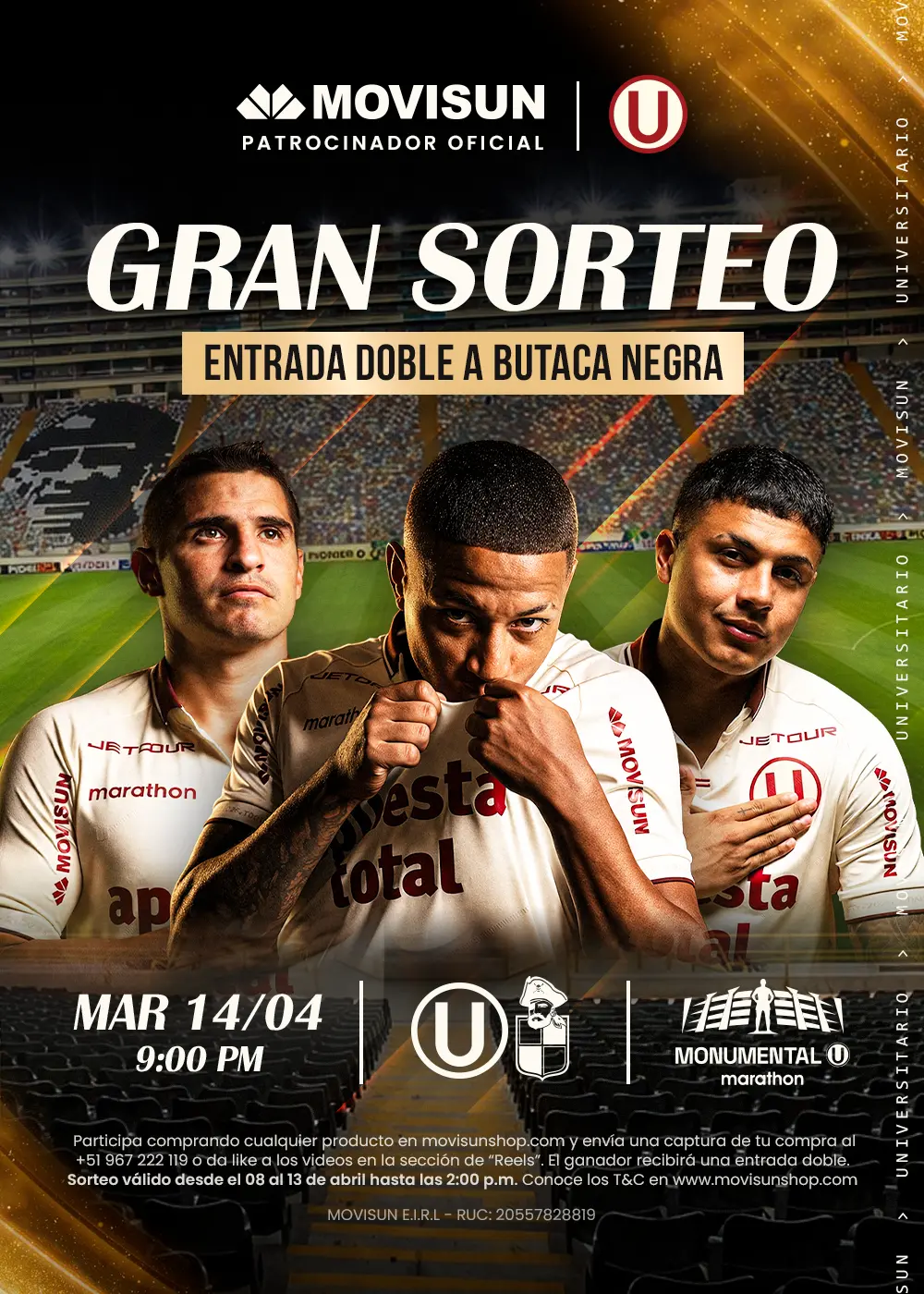 Gran Sorteo Butaca Negra Universitario