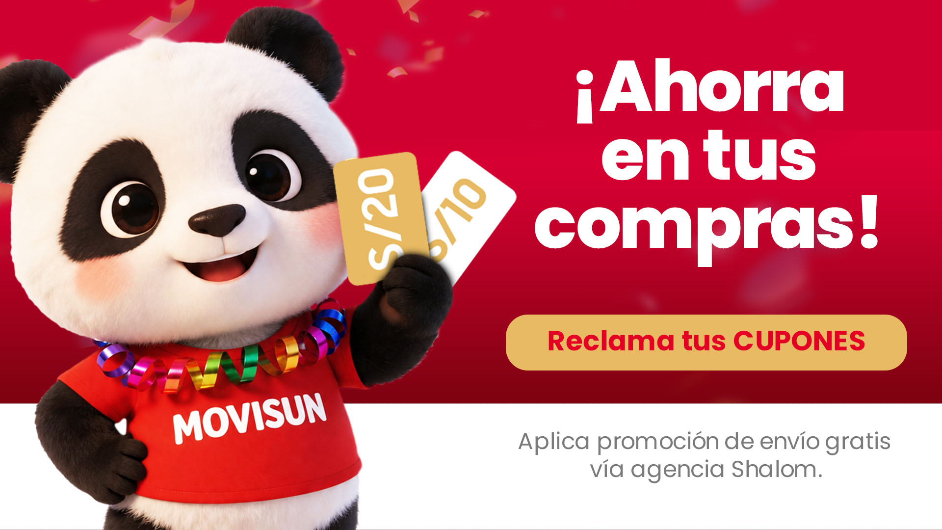Reclama tus cupones