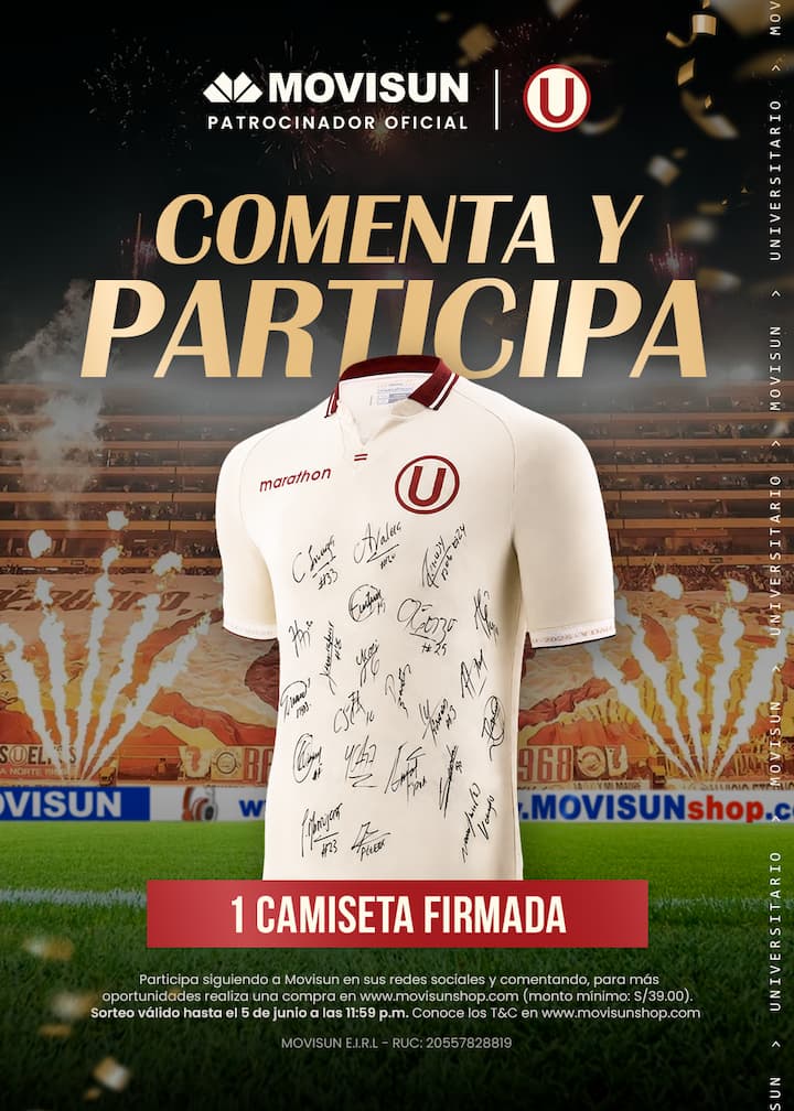 Participa por una camiseta firmada