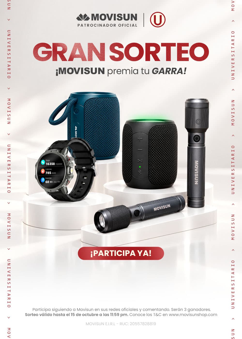 Gran Sorteo | Movisun Premia Tu Garra