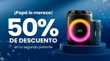 Oferta Exclusiva 50% de descuento en el segundo parlante