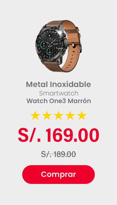Smartwatch One 3 Marrón